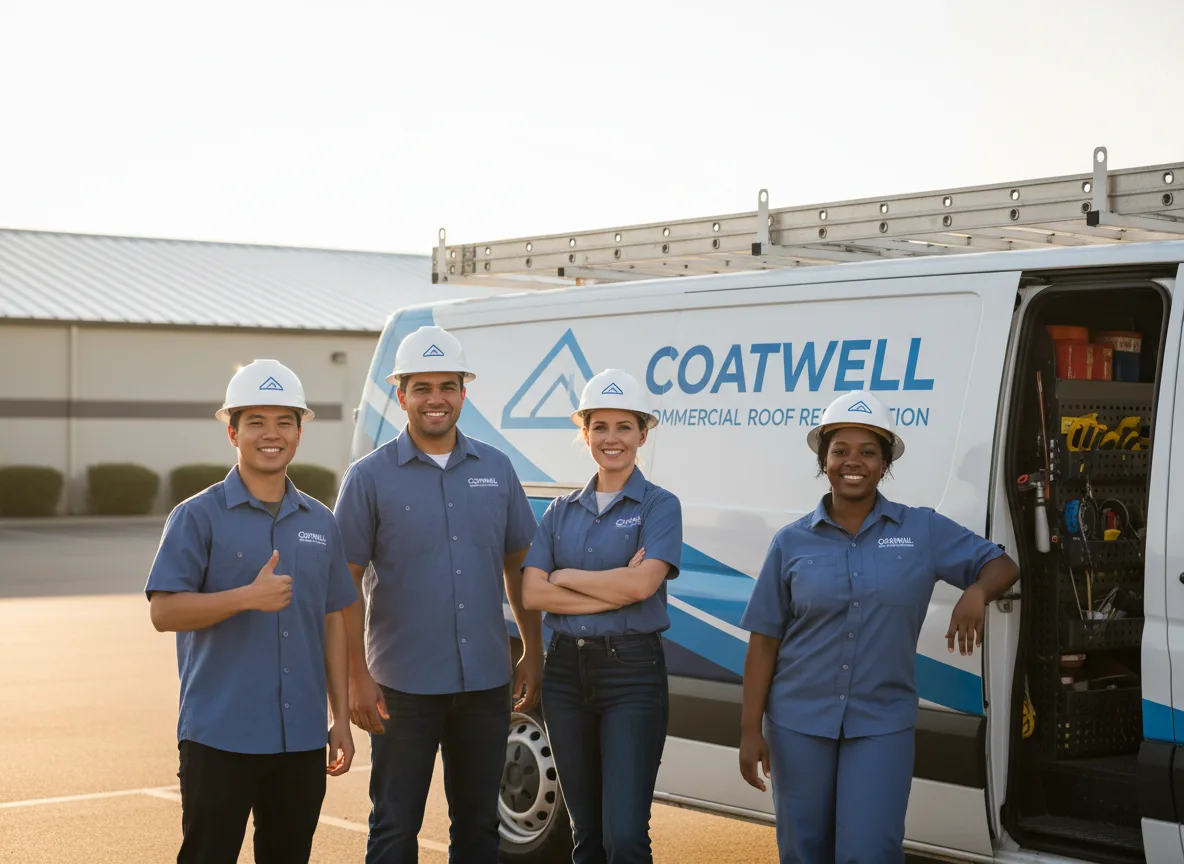 Commercial roof coating company in Lamont, MI